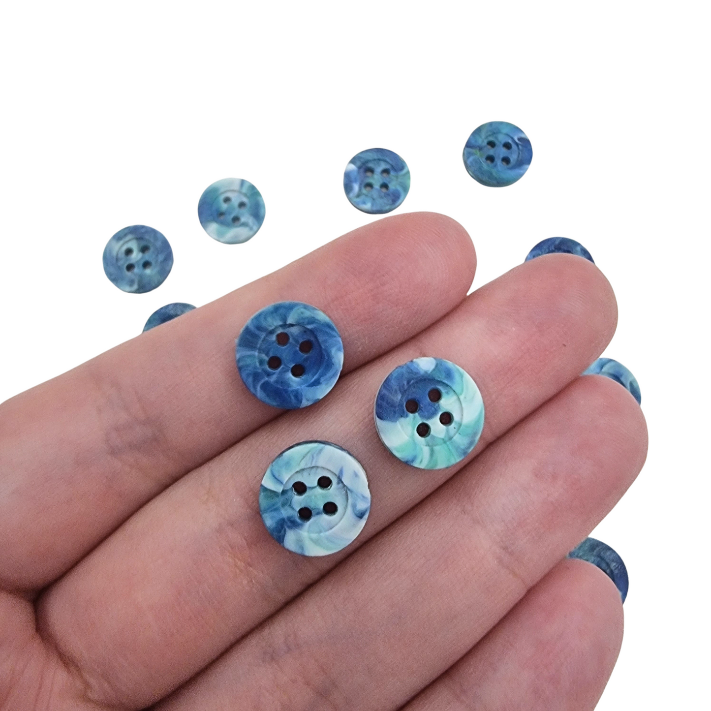 Tropical Whirlpool | 100% Recycled Plastic Buttons