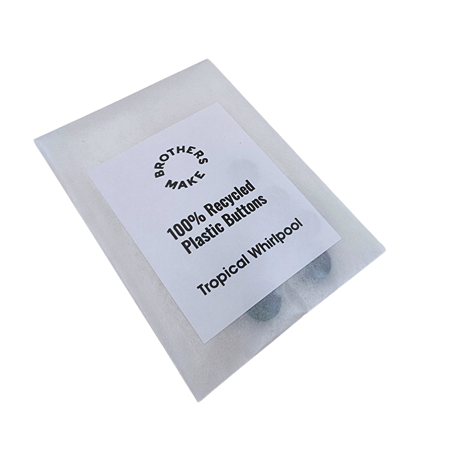 Tropical Whirlpool | 100% Recycled Plastic Buttons