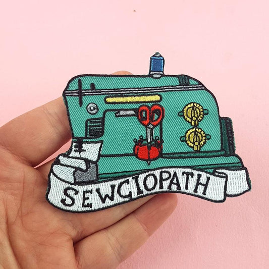 Sewciopath | Embroidered Patch | Jubly-Umph