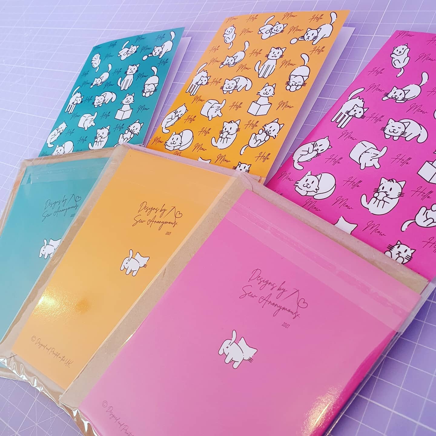 Hello Meow Cat | Greeting Cards