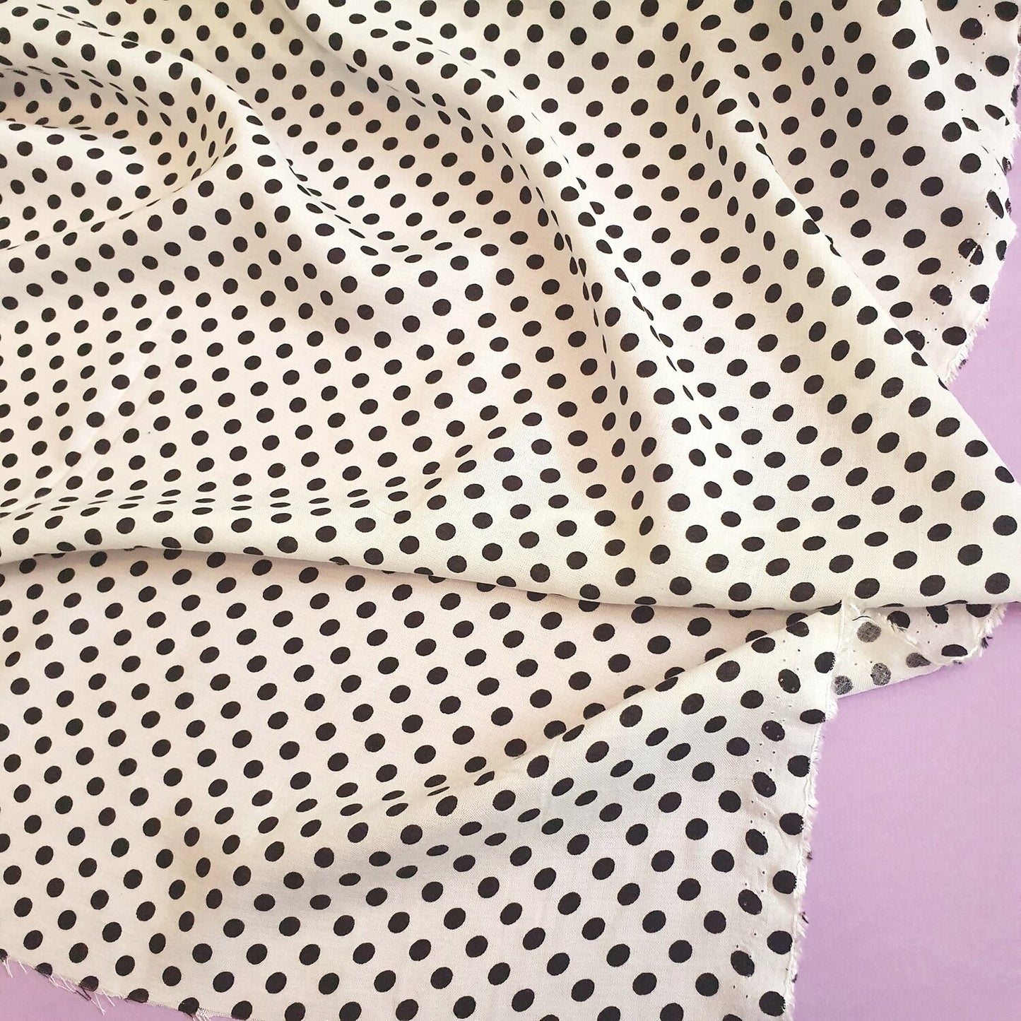 Pea Spot Printed Viscose Rayon
