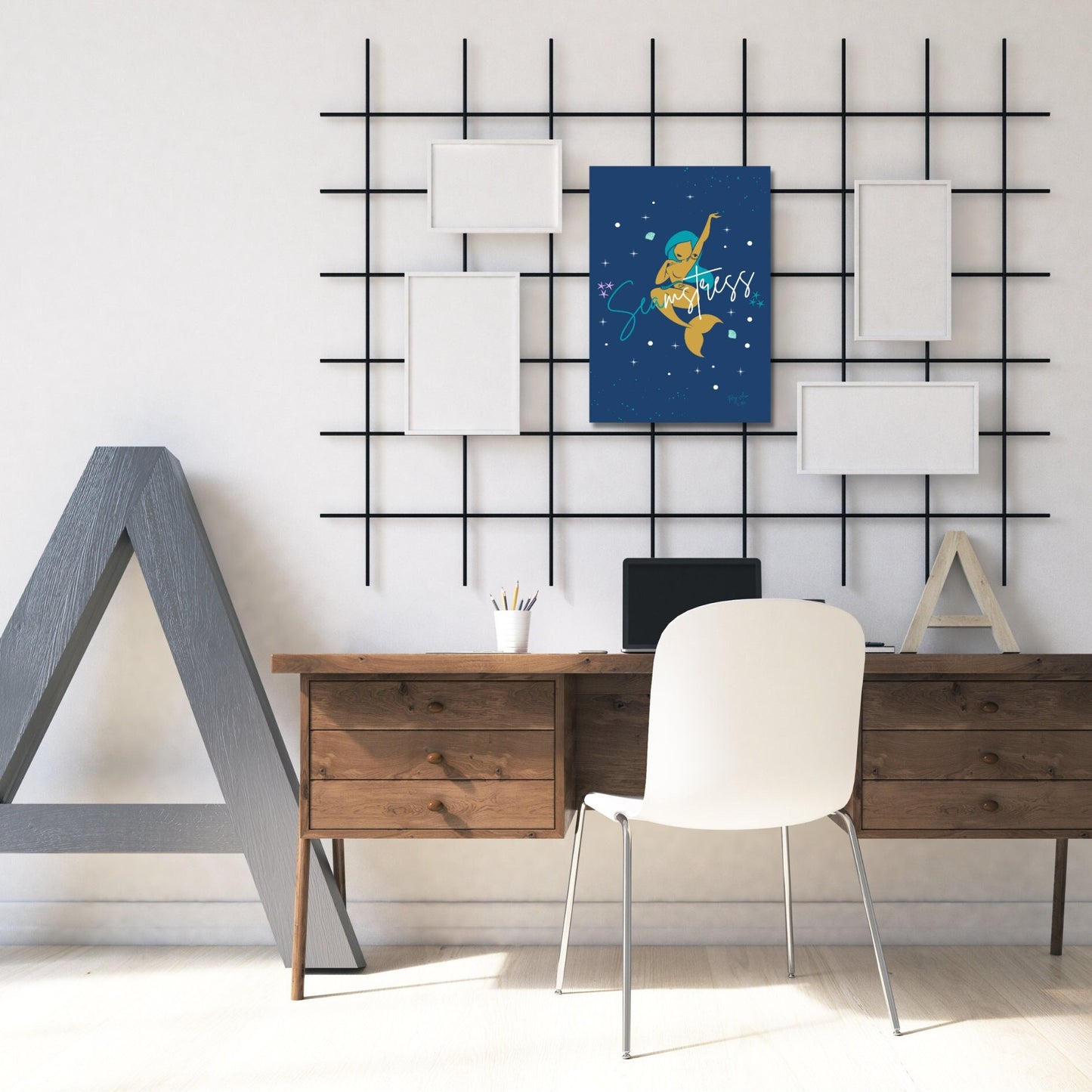 Seamstress | Digital Wall Art | Download Only | A3, A4, A5, A6 Sizes