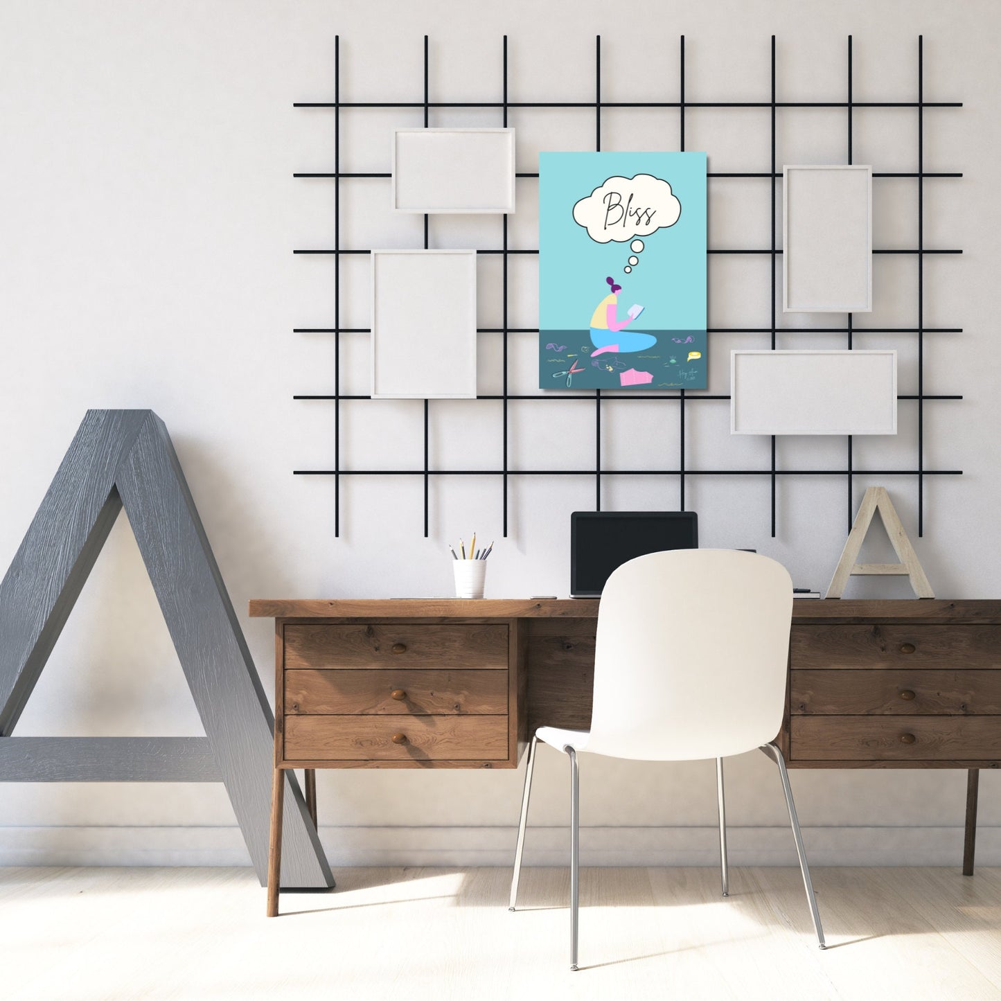 Bliss | Digital Wall Art | Download Only | A3, A4, A5, A6 Sizes