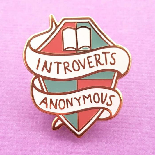 Introverts Anonymous | Lapel Pin | Jubly-Umph