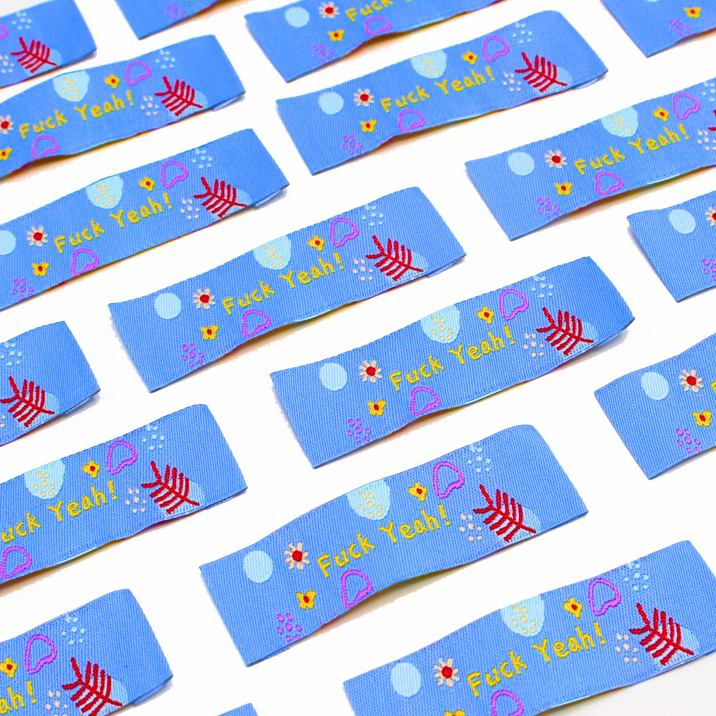 Fuck Yeah! | Woven Sew In Labels
