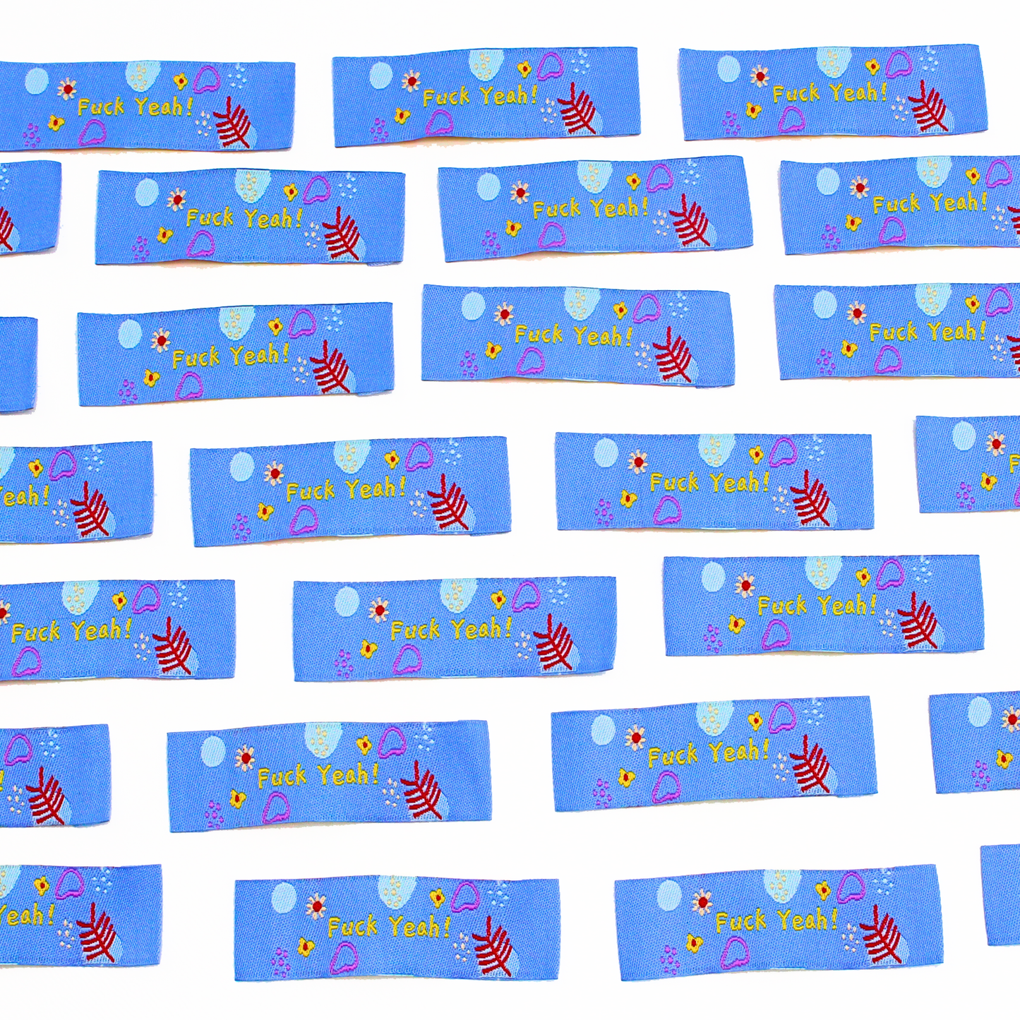 Fuck Yeah! | Woven Sew In Labels