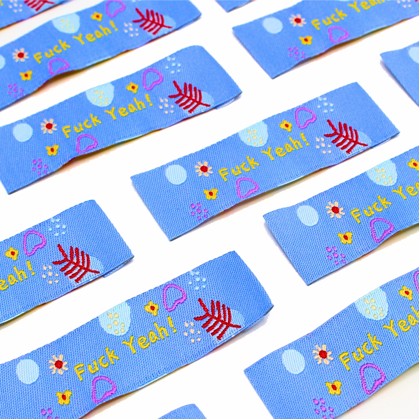 Fuck Yeah! | Woven Sew In Labels