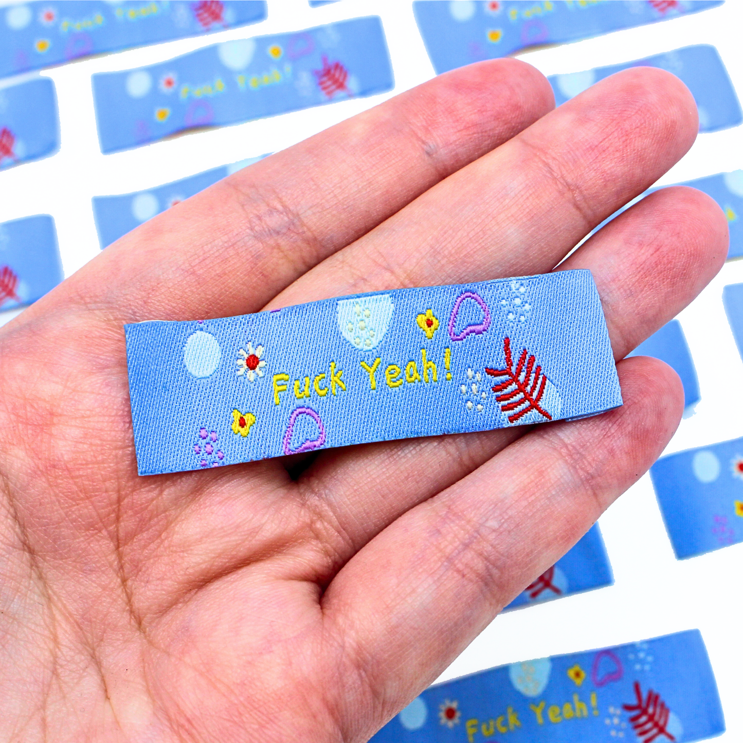Fuck Yeah! | Woven Sew In Labels