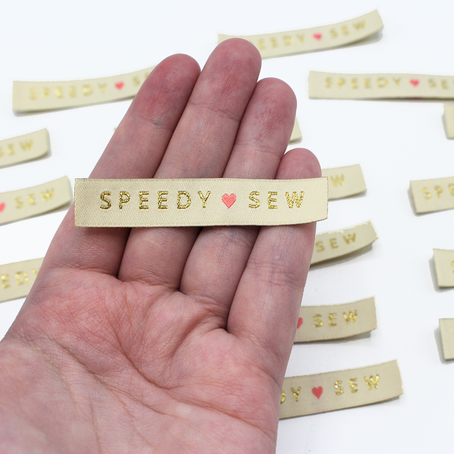 Speedy Sew | Woven Sew In Labels