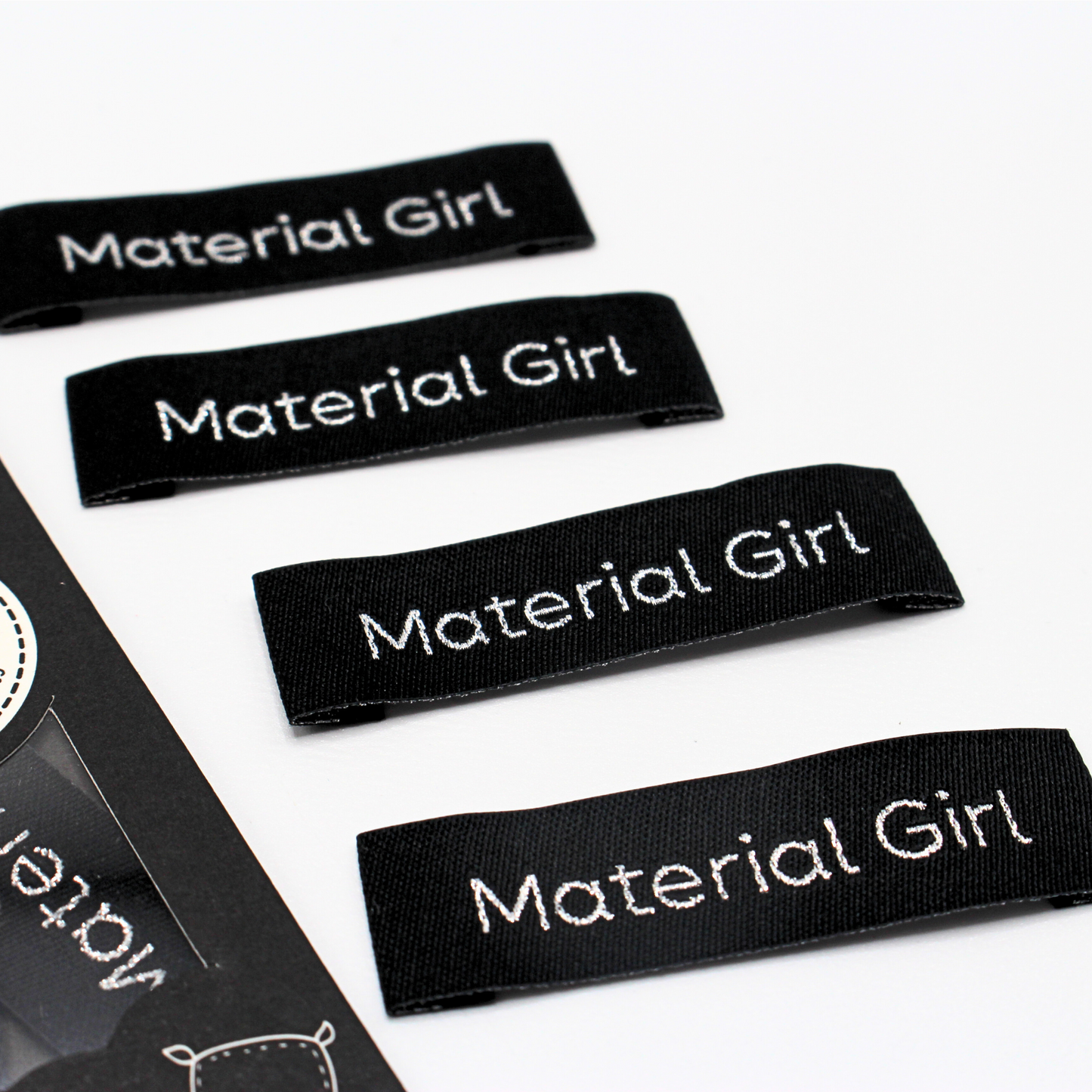 Material Girl | Metallic Woven Sew In Labels