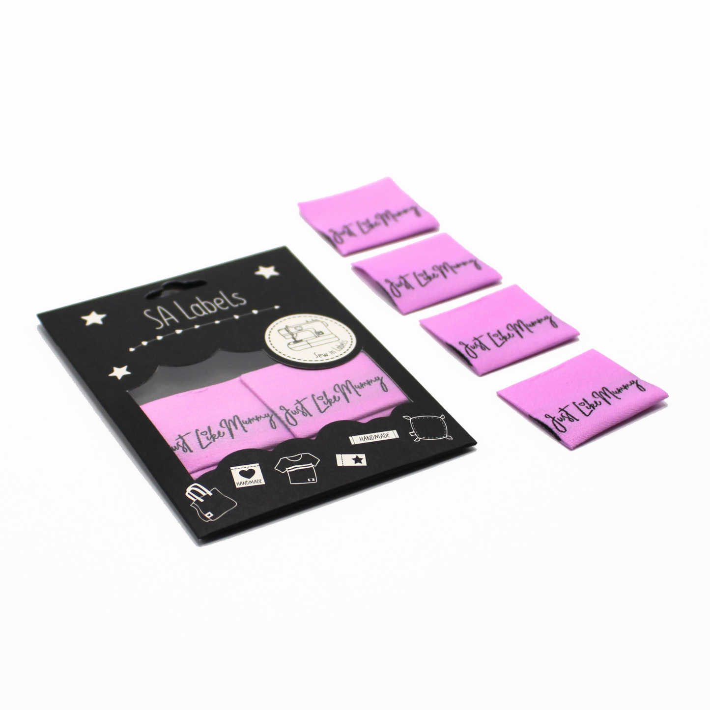 Just Like Mummy | Woven Sew In Labels | Discontinued