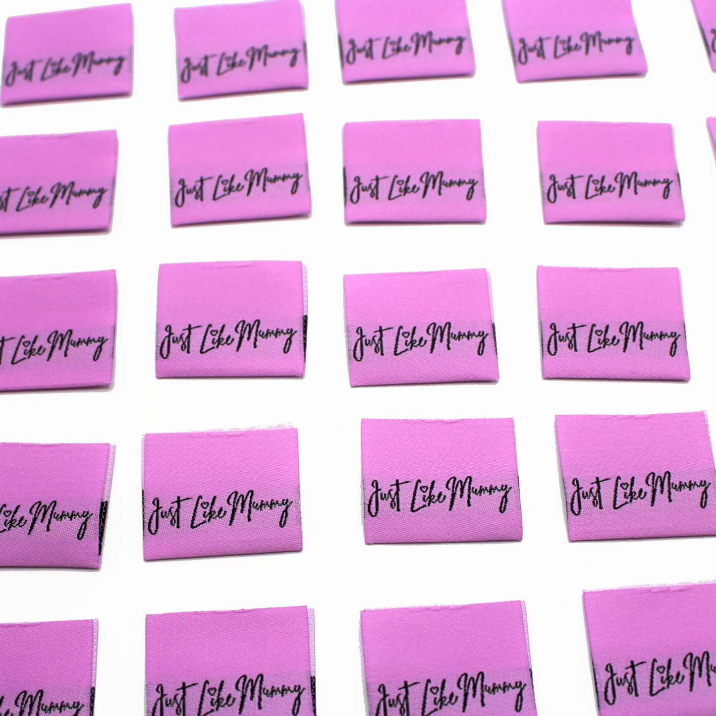 Just Like Mummy | Woven Sew In Labels | Discontinued