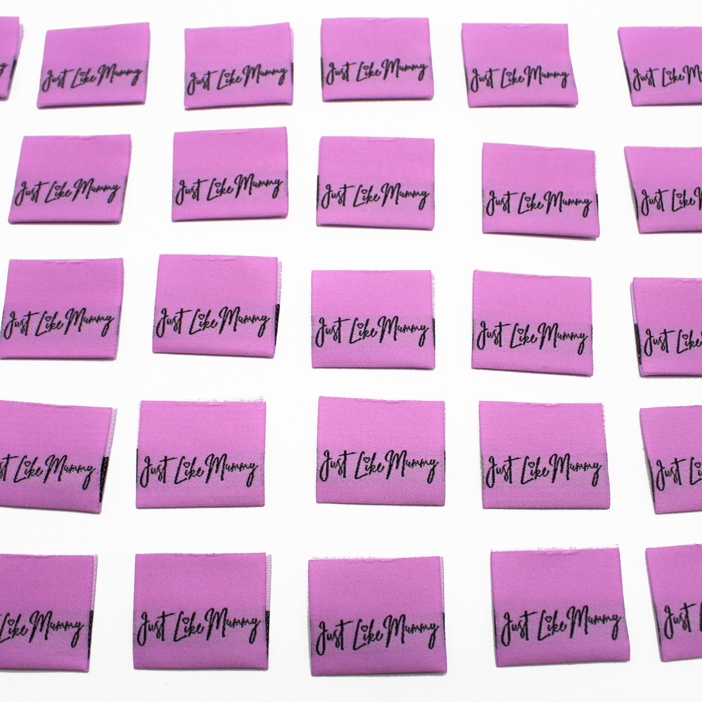 Just Like Mummy | Woven Sew In Labels | Discontinued
