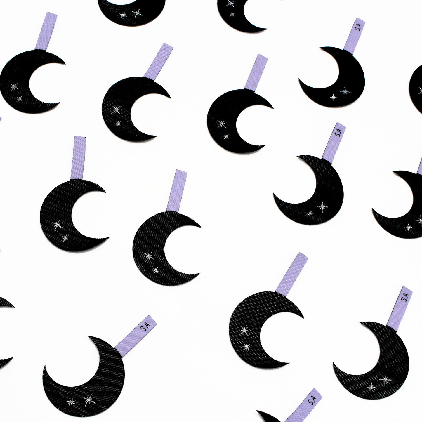 Crescent Moon | Silhouette Labels