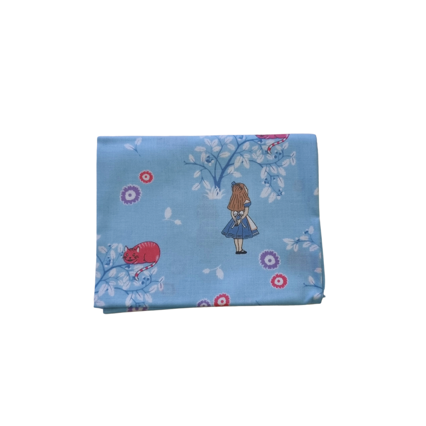 50 cm x 55 cm | Alice and Chesire Cat Cotton