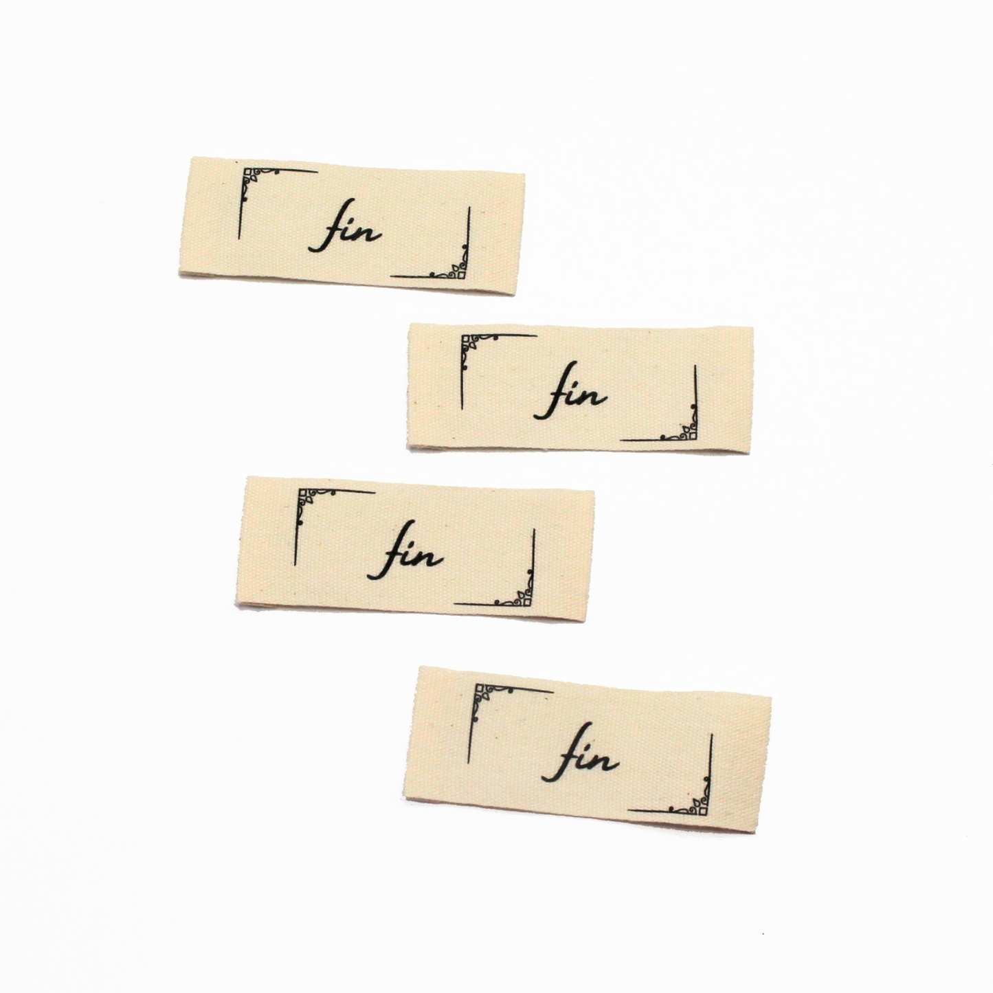 Natural Fin Silent Film | Cotton Sew In Labels – Sew Anonymous