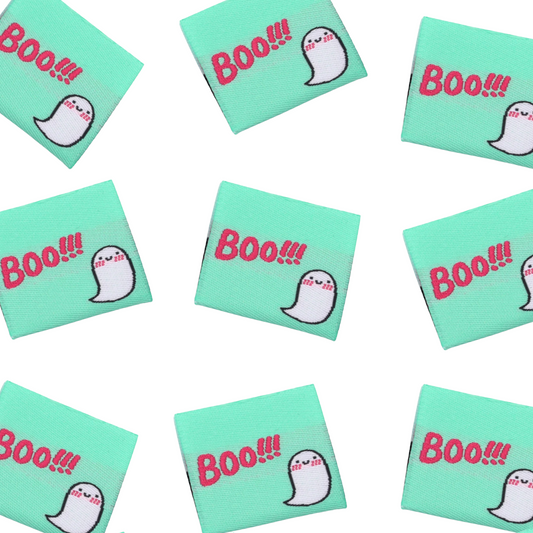 Boo!!! | Woven Sew In Labels