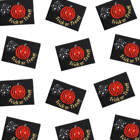 Trick Or Treat | Woven Sew In Labels