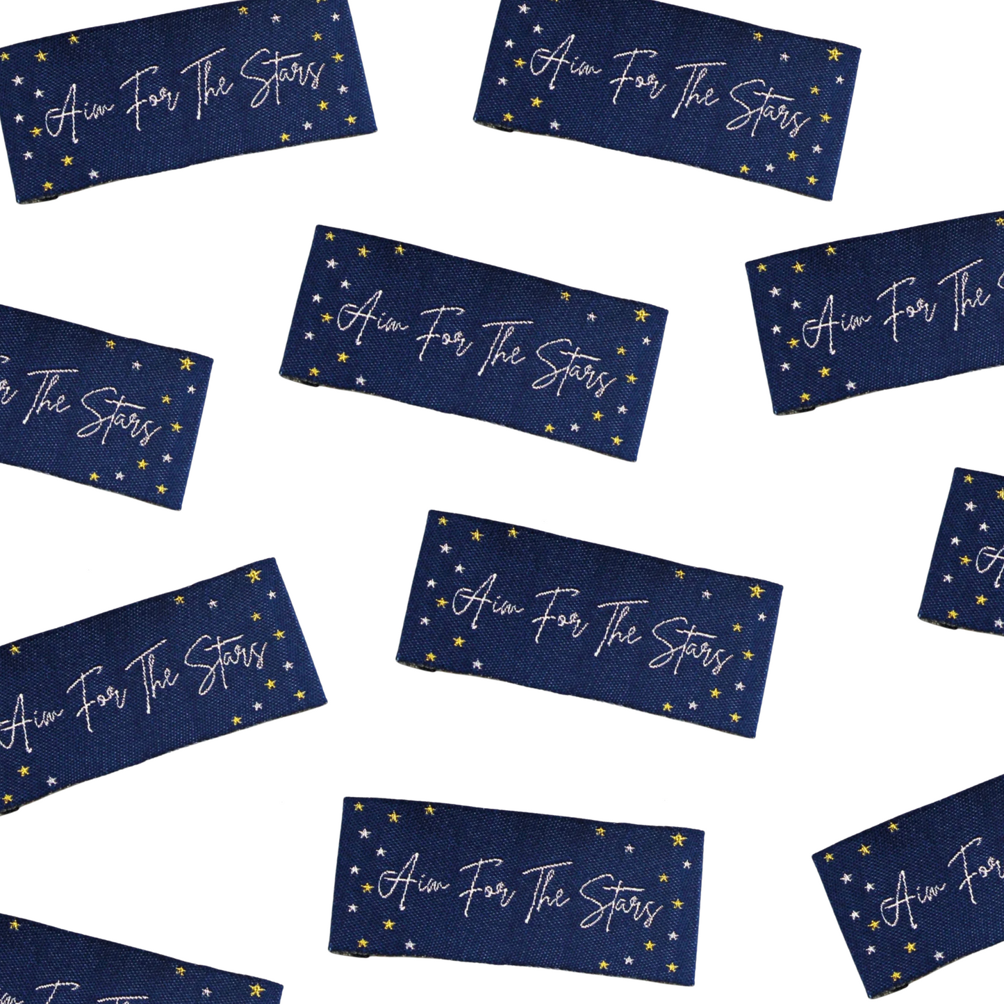 Aim For The Stars | Woven Sew In Labels
