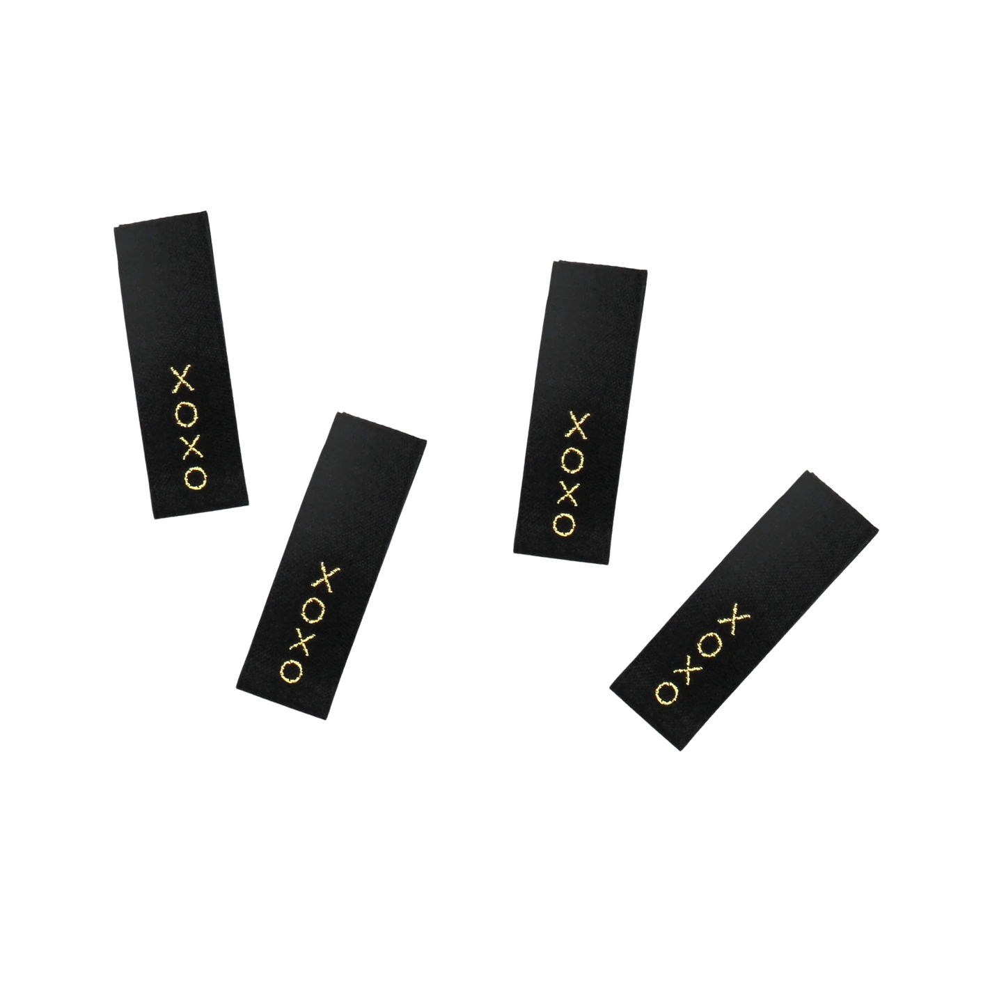 XOXO Black | Woven Sew In Labels