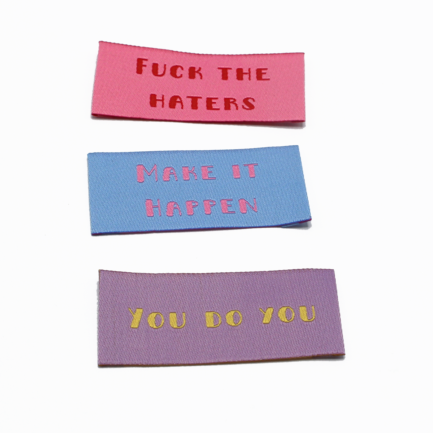 Fuck The Haters Multipack | Woven Sew In Labels | Discontinued
