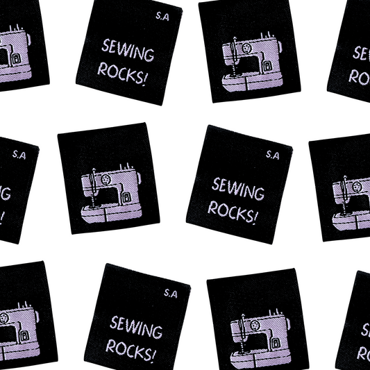 Sewing Rocks! | Woven Sew In Labels
