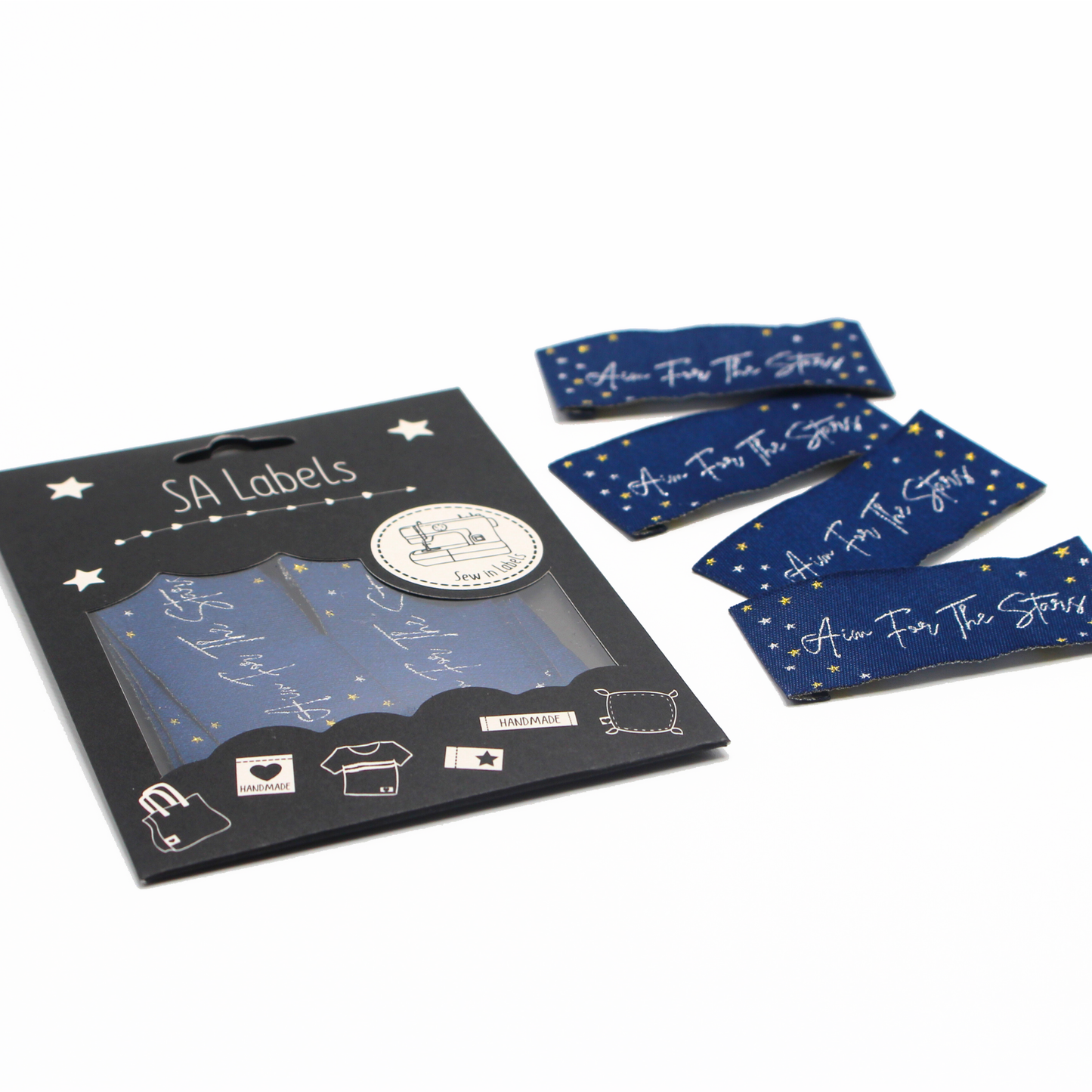 Aim For The Stars | Woven Sew In Labels