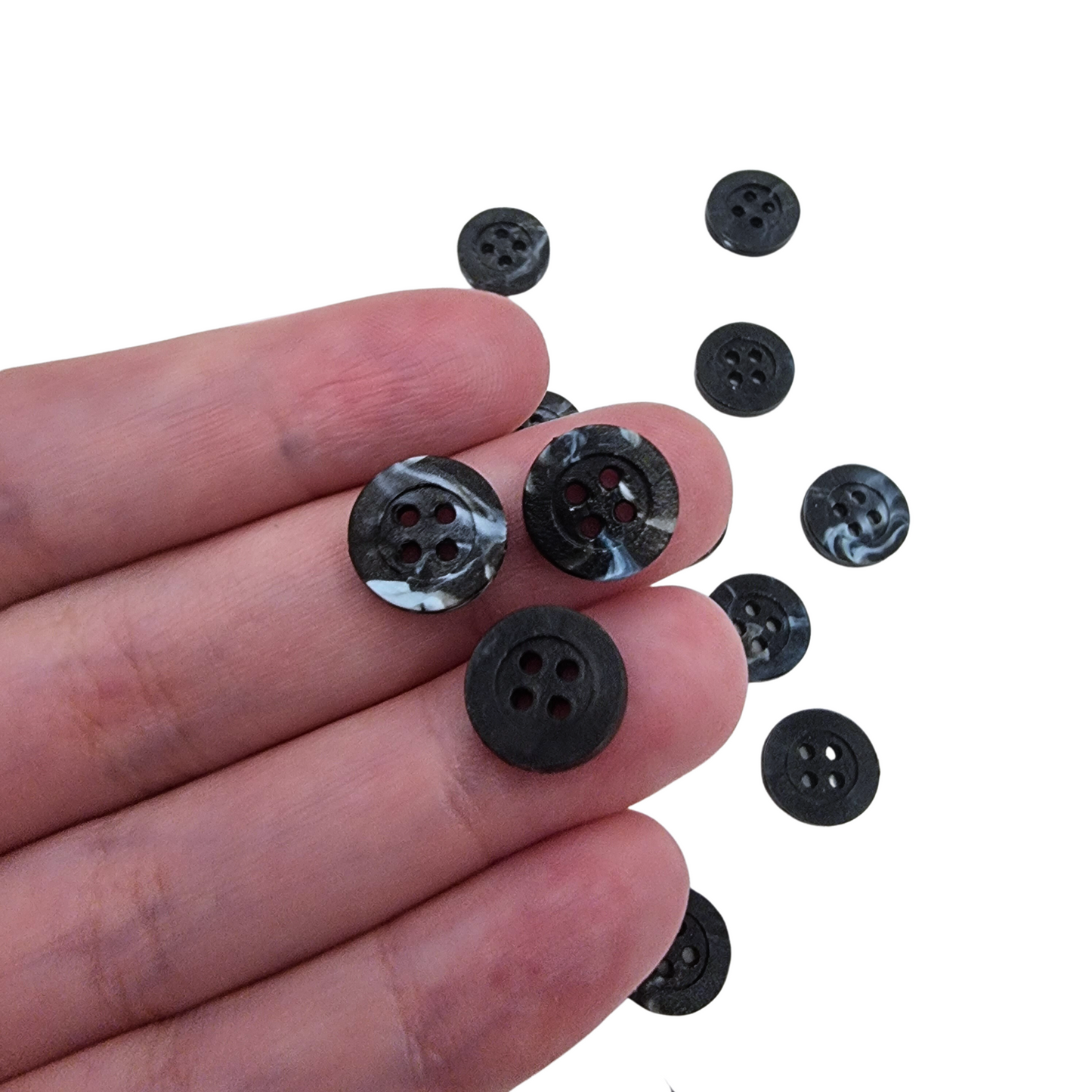 Black Ice | 100% Recycled Plastic Buttons