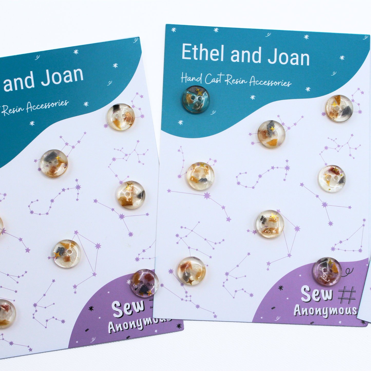 Capricorn Handmade Buttons | Ethel and Joan Collaboration