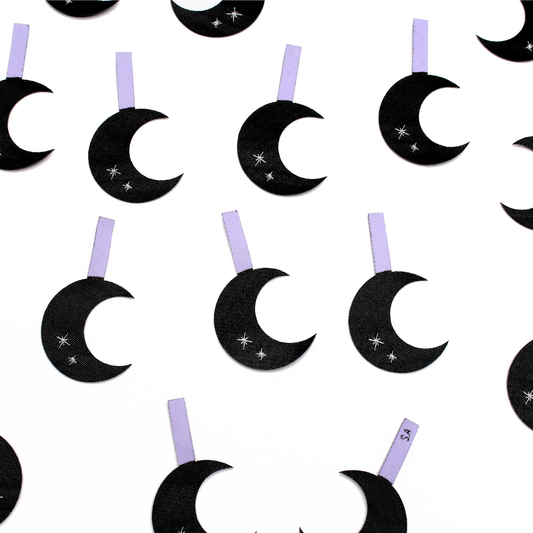 Crescent Moon | Silhouette Labels