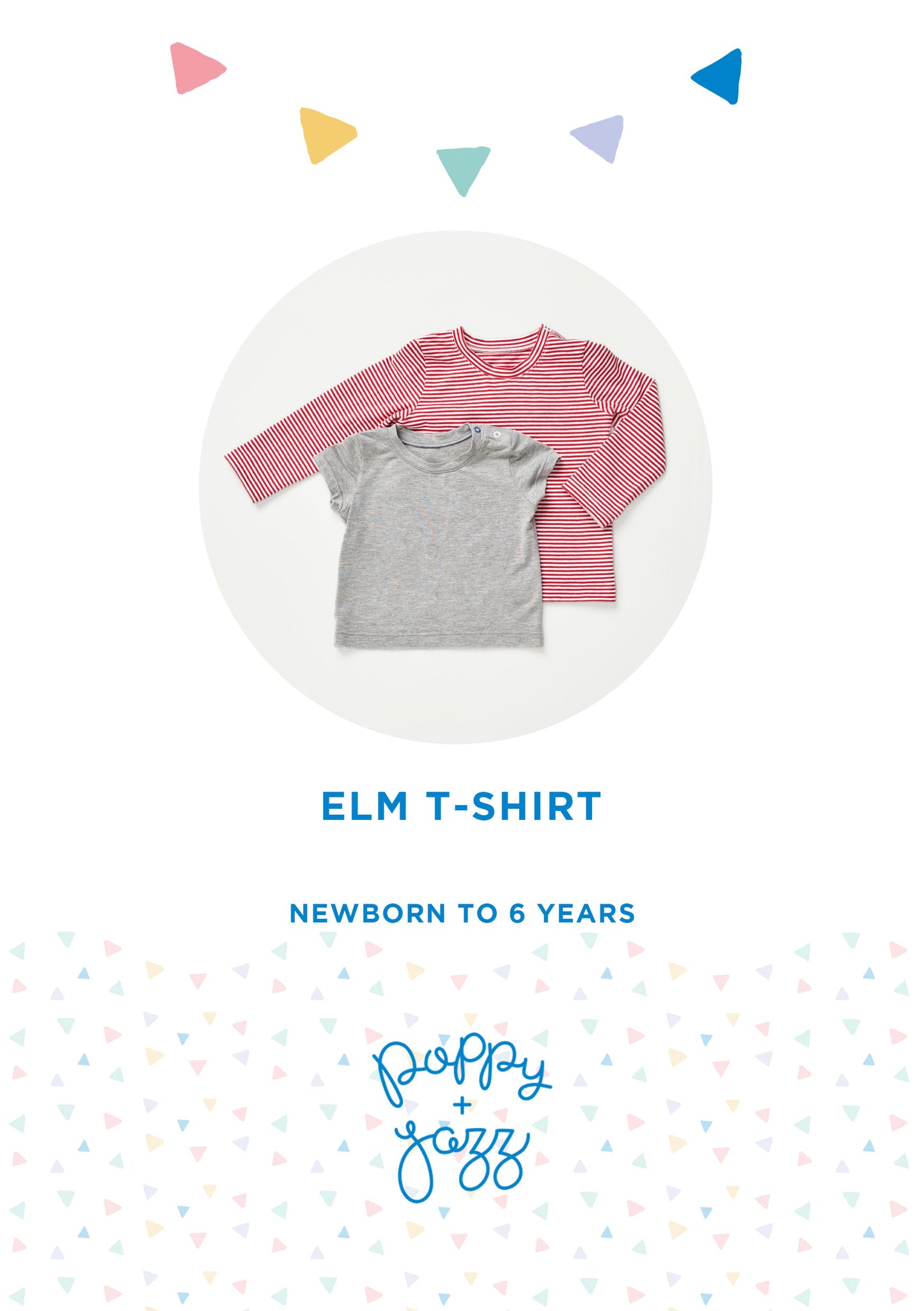 Elm T-Shirt Sewing Pattern | Poppy and Jazz