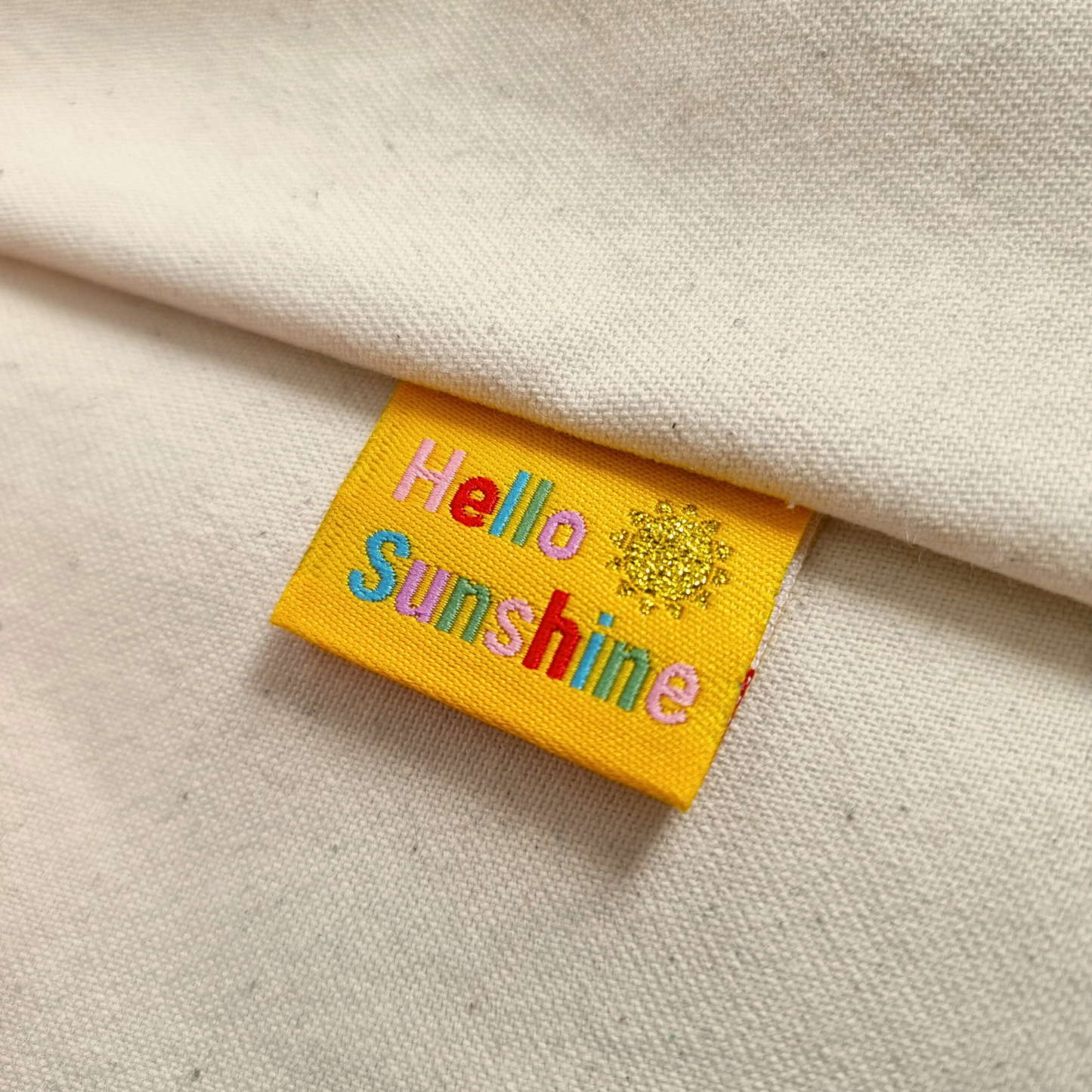 Hello Sunshine | Woven Sew In Labels