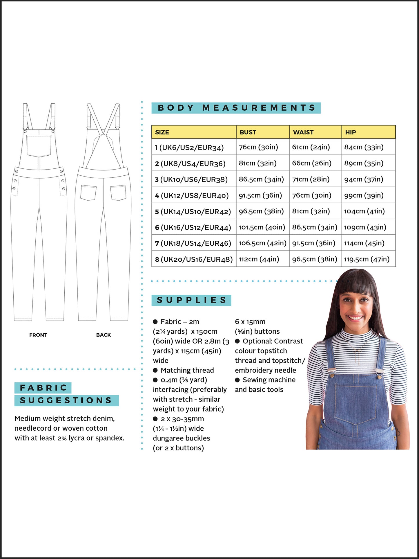 Mila Dungarees Pattern | Tilly And The Buttons