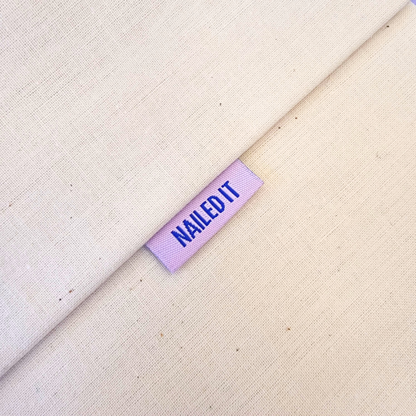Nailed It | Woven Sew In Labels