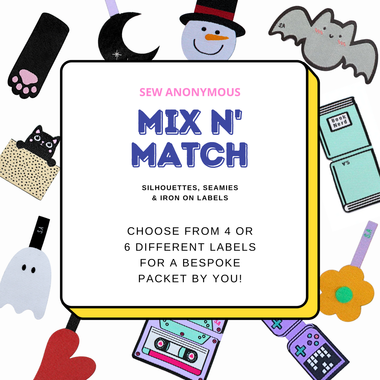 Mix n' Match Pack | Silhouette Labels