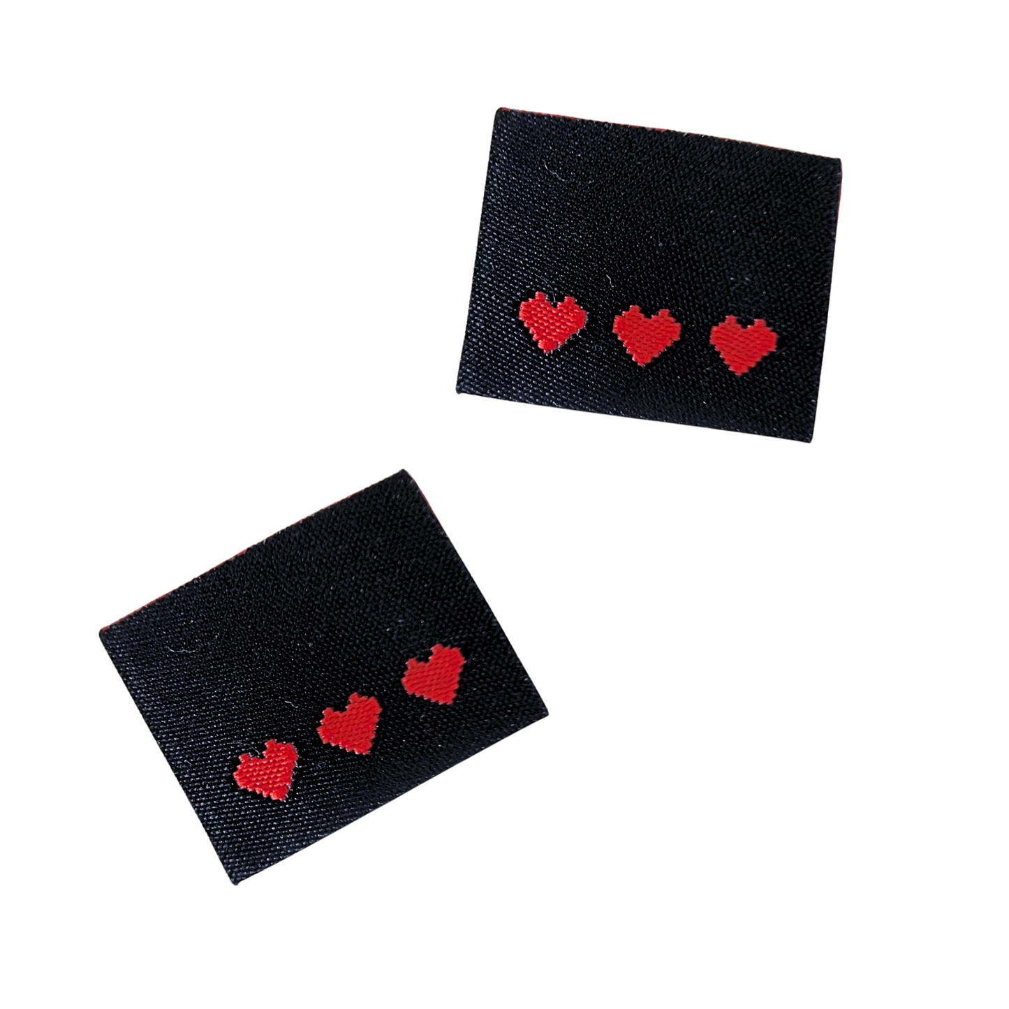 Pixel Heart | Woven Sew In Labels