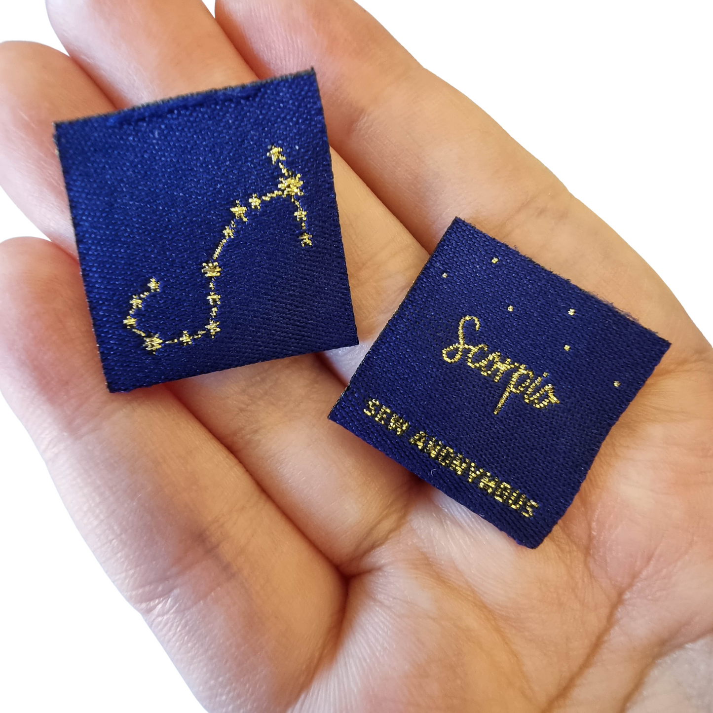 Star Sign (All 12 Available) | Woven Sew In Labels