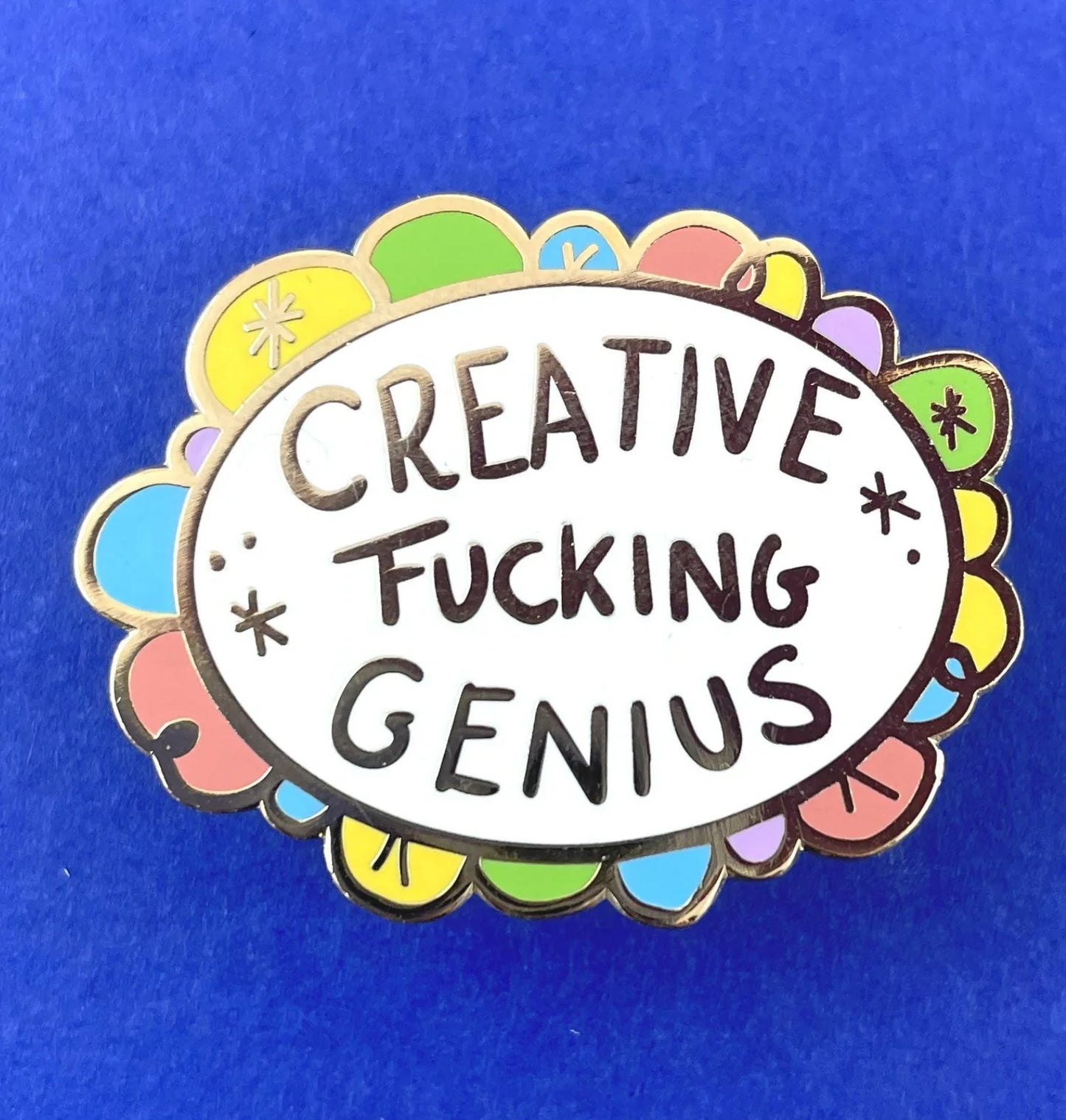 Creative Fucking Genius | Lapel Pin | Jubly-Umph