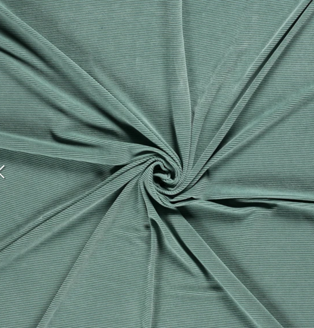 Mint Stretch Corduroy
