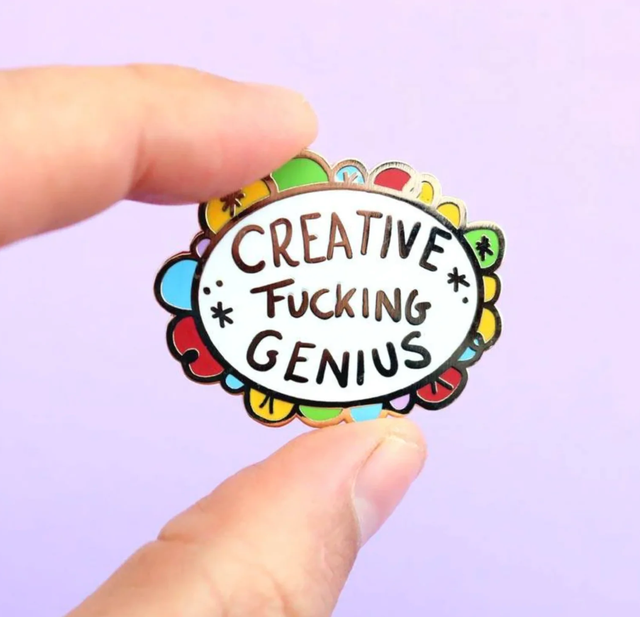 Creative Fucking Genius | Lapel Pin | Jubly-Umph