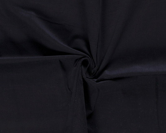 Black Cotton Needlecord