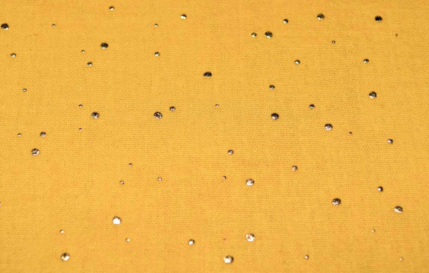 Ochre Gold Speckled Double Gauze