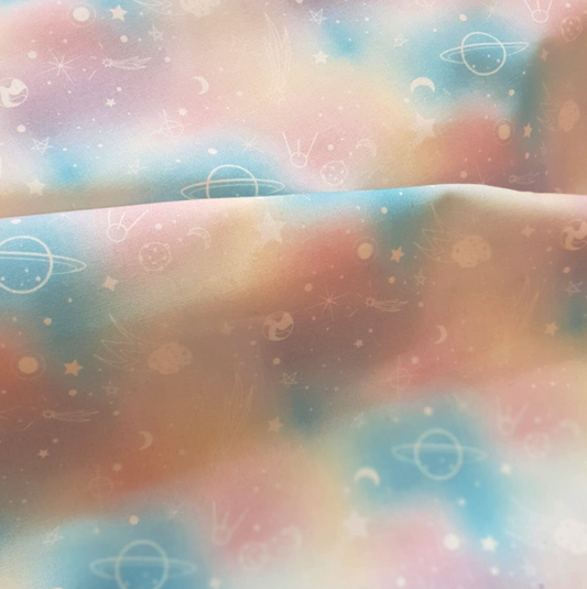 Pastel Holographic Galaxy Cotton | Little Johnny