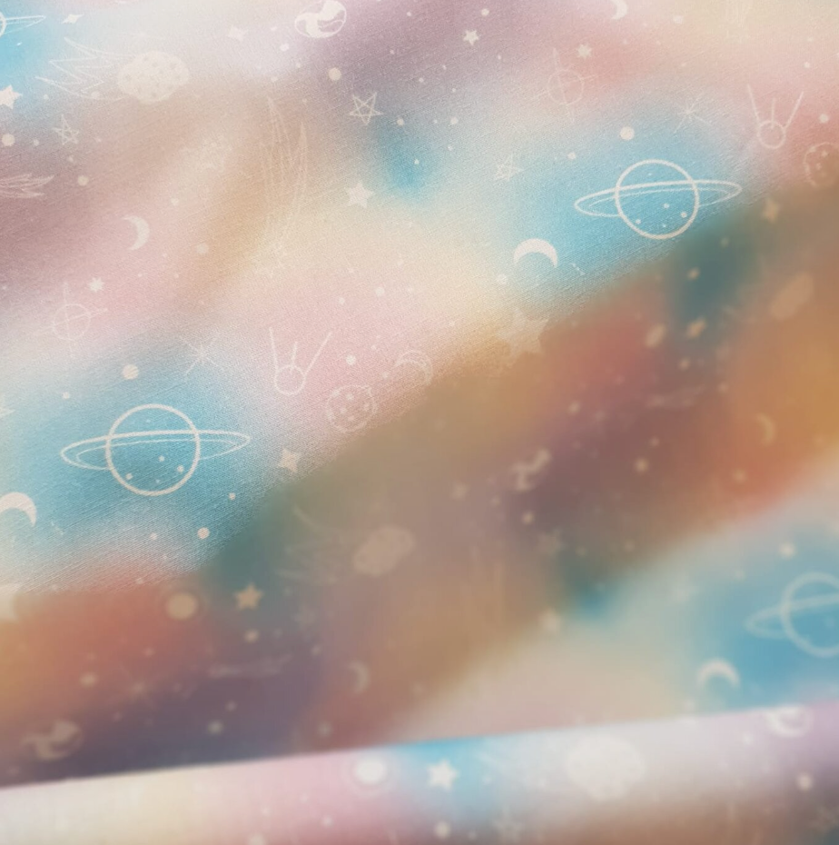 Pastel Holographic Galaxy Cotton | Little Johnny