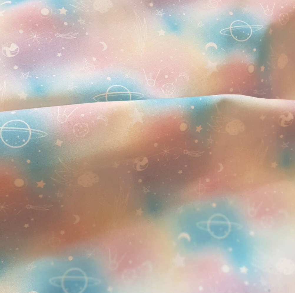 Pastel Holographic Galaxy Cotton | Little Johnny