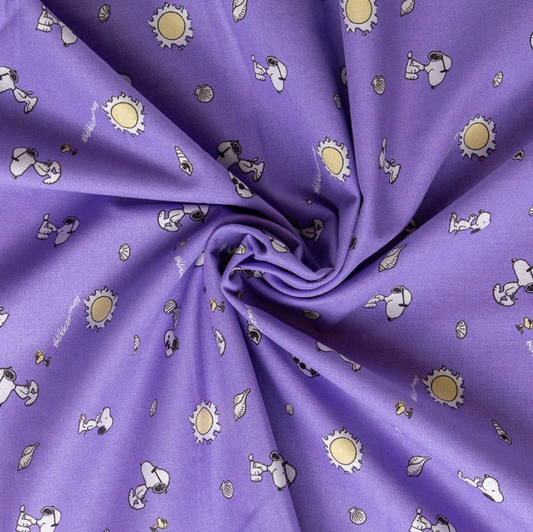 Snoopy And Woodstock’s Adventure - Sunshine Strolling Purple