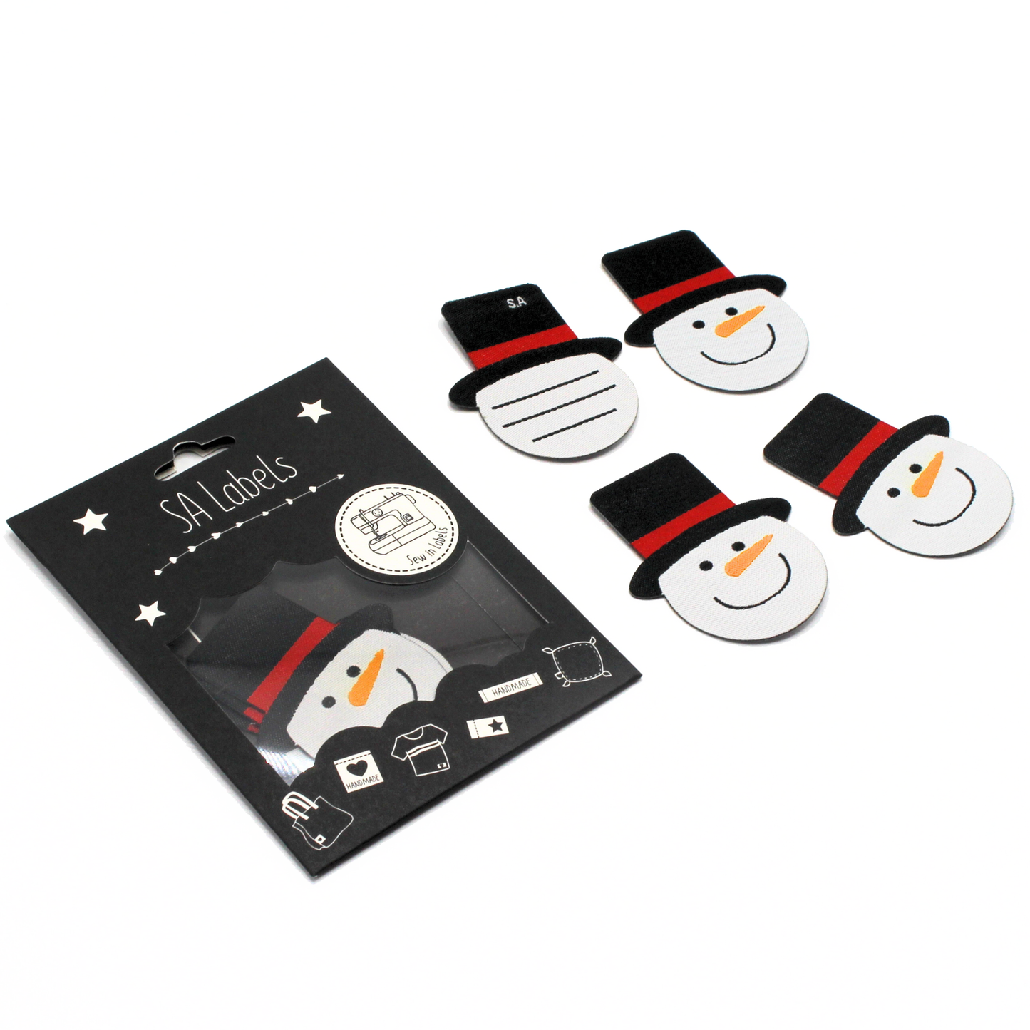 Snowman Tag | Silhouette Labels