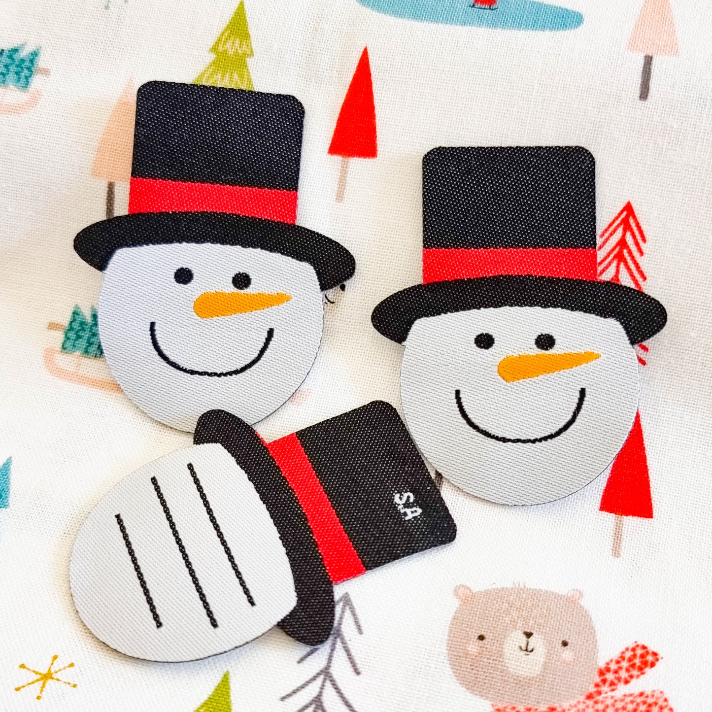 Snowman Tag | Silhouette Labels
