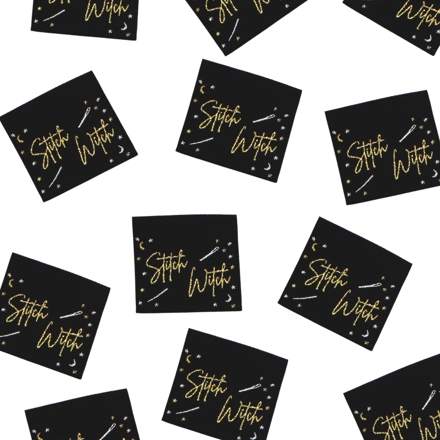 Stitch Witch | Metallic Woven Sew In Labels