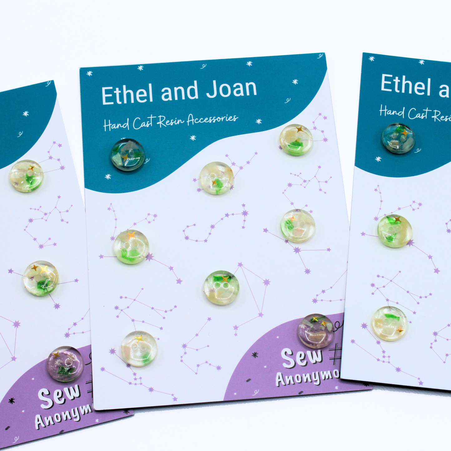 Virgo Handmade Buttons | Ethel and Joan Collaboration